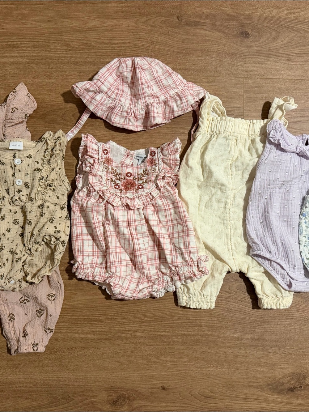 Baby Girl Romper & Bubble Bundle Size 6-9M